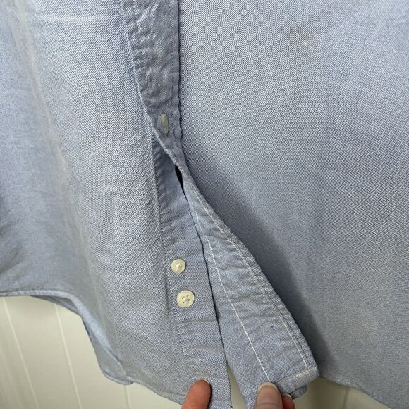 Vintage Tommy Hilfiger Chambray Full Button Down Denim Shirt Men's Size Medium M - Picture 5 of 11
